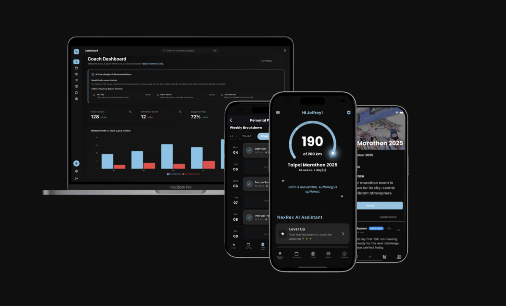 NexRex AI Running Coach Hero Image